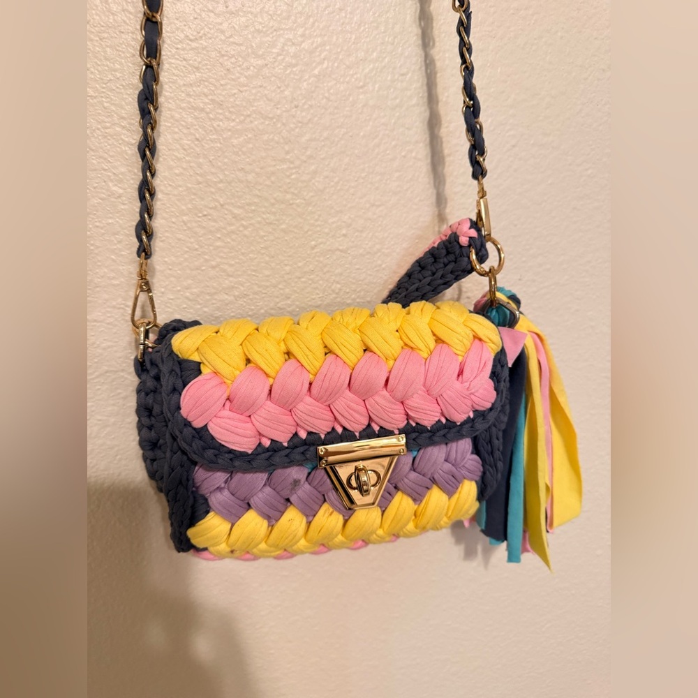 Crochet Tote Purse Crossbody Bags